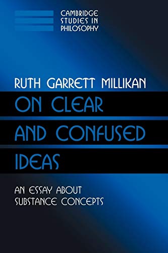 Beispielbild fr On Clear and Confused Ideas (Cambridge Studies in Philosophy) zum Verkauf von HPB-Red