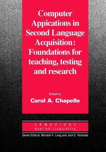 Stock image for Computer Applications in Second Language Acquisition (Cambridge Applied Linguistics) for sale by PAPER CAVALIER US