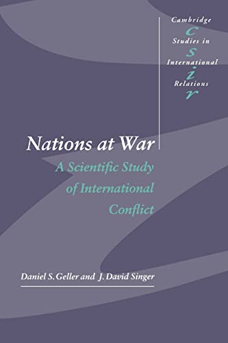 Beispielbild fr Nations at War: A Scientific Study of International Conflict (Cambridge Studies in International Relations, Series Number 58) zum Verkauf von Wonder Book