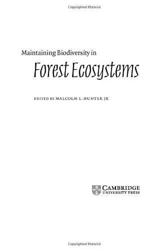 9780521631044: Maintaining Biodiversity in Forest Ecosystems