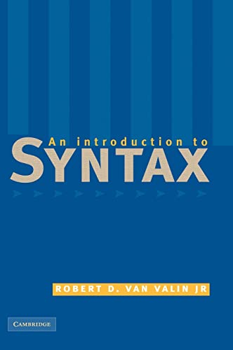 9780521631990: An Introduction to Syntax