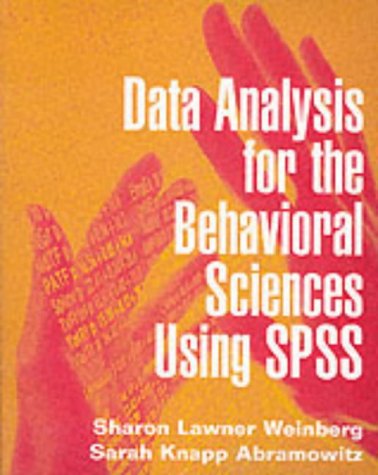9780521635615: Data Analysis for the Behavioral Sciences Using SPSS