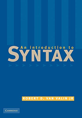 9780521635660: An Introduction to Syntax Paperback