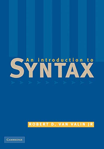 9780521635660: An Introduction to Syntax
