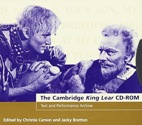 Imagen de archivo de The Cambridge King Lear CD-ROM: Text and Performance Archive (Cambridge Electronic Shakespeare) a la venta por Labyrinth Books