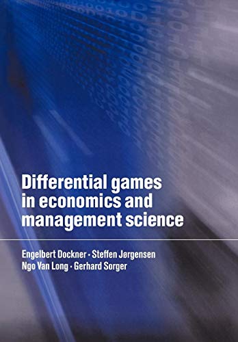 9780521637329: Differential Games in Economics and Management Science Paperback
