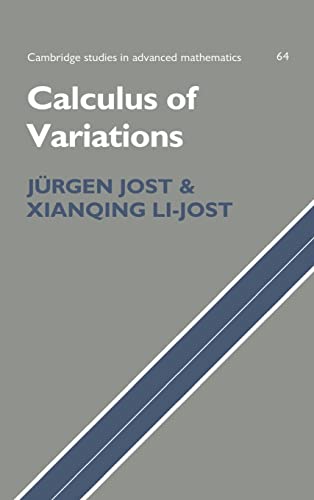 9780521642033: Calculus of Variations Hardback: 64 (Cambridge Studies in Advanced Mathematics, Series Number 64)