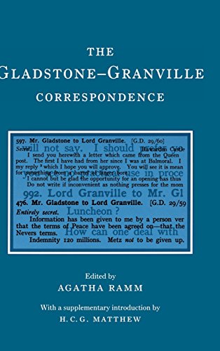 Stock image for The Gladstone-Granville Correspondence (Camden Classic Reprints, Series Number 5) for sale by Lucky's Textbooks