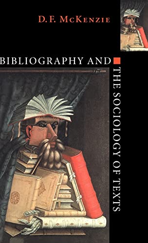 9780521642583: Bibliography And The Sociology Of Texts. Level: 0 The Sociology Of A Text. Bibliography And The Sociology Of Texts