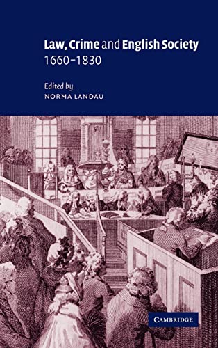 9780521642613: Law, Crime and English Society, 1660–1830