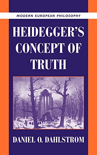 9780521643177: Heidegger's Concept of Truth