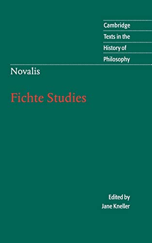 9780521643535: Novalis: Fichte Studies Hardback (Cambridge Texts in the History of Philosophy)