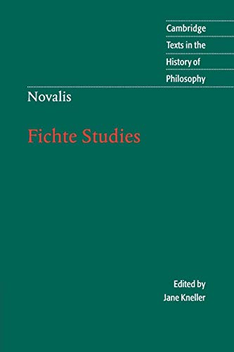 Stock image for Novalis: Fichte Studies for sale by Chiron Media