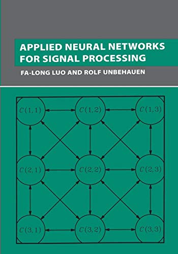 Applied Neural Networks for Signal Processing - Unbehauen, Rolf,