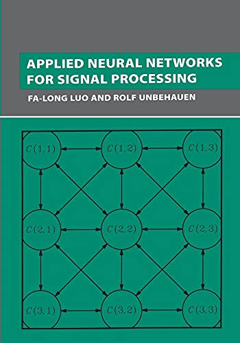 Immagine dell'editore per Applied Neural Networks for Signal Processing venduto da Biblios