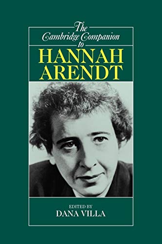 Stock image for The Cambridge Companion to Hannah Arendt (Cambridge Companions to Philosophy) for sale by Books From California