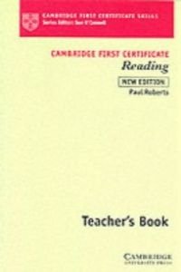 Stock image for Cambridge First Certificate Reading for sale by Better World Books