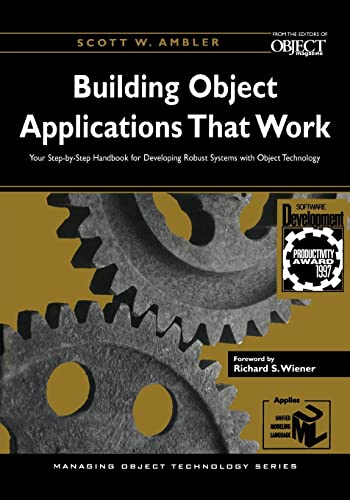 Imagen de archivo de Building Object Applications that Work (SIGS: Managing Object Technology) a la venta por SecondSale