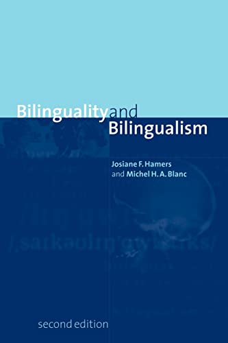 9780521648431: Bilinguality and Bilingualism 2nd Edition Paperback