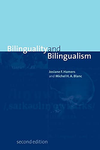 Stock image for Bilinguality and Bilingualism 2ed for sale by WorldofBooks