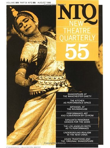 9780521648516: New Theatre Quarterly 55: Volume 14, Part 3