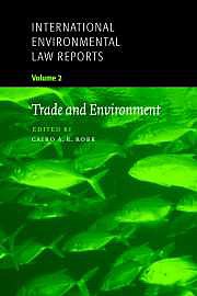Beispielbild fr International Environmental Law Reports (Volume 2) zum Verkauf von RIVERLEE BOOKS