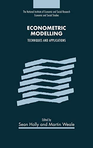 Stock image for Econometric Modelling: Techniques and Applications (National Institute of Economic and Social Research Economic and Social Studies) for sale by HPB-Red