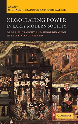 Beispielbild fr Negotiating Power in Early Modern Society: Order, Hierarchy and Subordination in Britain and Ireland zum Verkauf von Irish Booksellers