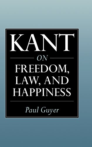 9780521652780: Kant on Freedom, Law, and Happiness