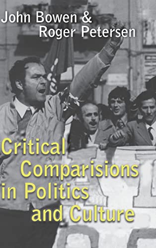 Imagen de archivo de Critical Comparisons in Politics and Culture a la venta por medimops