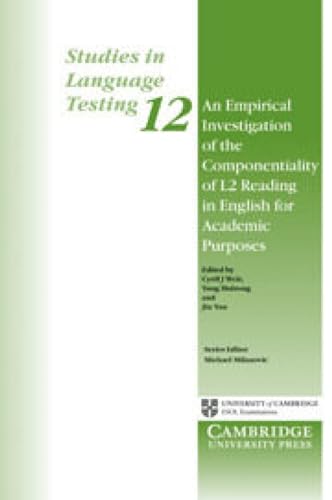 Stock image for An Empirical Investigation of the Componentiality of L2 Reading in English for Academic Purposes for sale by Chiron Media