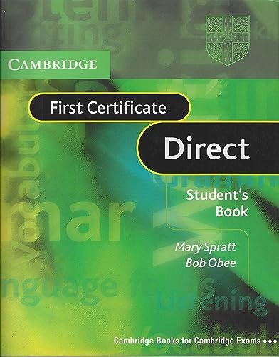 Stock image for First Certificate Direct Student's Book for sale by WorldofBooks