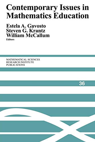 Contemporary Issues in Mathematics Education