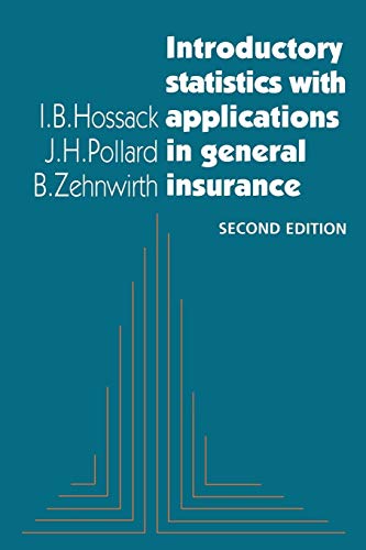 Imagen de archivo de Introductory Statistics with Applications in General Insurance a la venta por HPB-Red