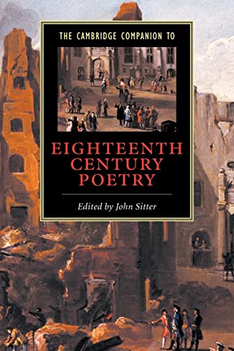 Stock image for The Cambridge Companion to Eighteenth-Century Poetry for sale by Chiron Media