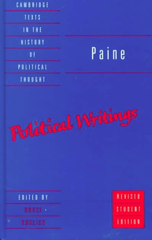 Paine: Political Writings (Cambridge Texts in the History of Political Thought) - Paine, Thomas; Kuklick, Bruce [Editor]