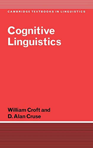 Stock image for Cognitive Linguistics (Cambridge Textbooks in Linguistics) for sale by SecondSale