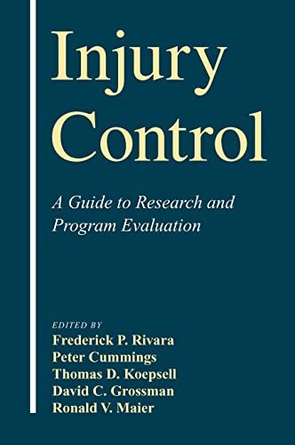 Beispielbild fr Injury Control: A Guide to Research and Program Evaluation zum Verkauf von ThriftBooks-Atlanta