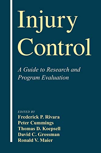 9780521661522: Injury Control Hardback: A Guide to Research and Program Evaluation