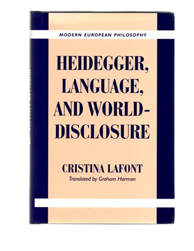 Stock image for Heidegger, Language, and World-Disclosure (Modern European Philosophy) for sale by Open Books