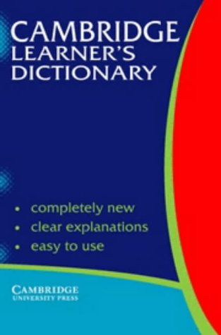 9780521663663: Cambridge learner's dictionary. Intermediate to upper intermediate