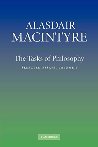 9780521670616: The Tasks of Philosophy: Volume 1 Paperback: Selected Essays