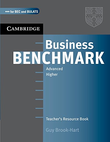 9780521672962: Business Benchmark: Advanced Higher: Teacher's Resource Book [Lingua inglese]: Advance Higher