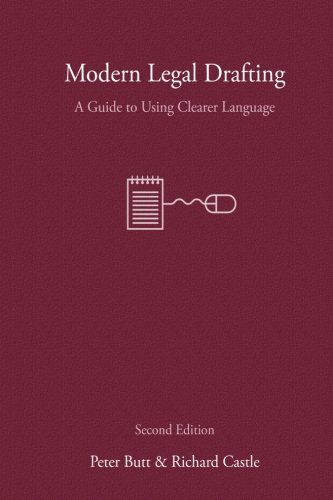 Stock image for Modern Legal Drafting, Second Edition: A Guide to Using Clearer Language (Cambridge Studies in Law and Society) for sale by WorldofBooks