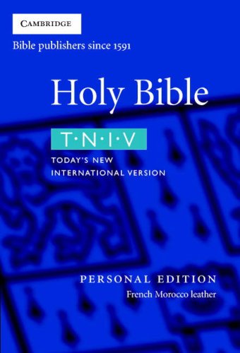 9780521675123: TNIV Bible Personal Edition Burgundy French Morocco Leather