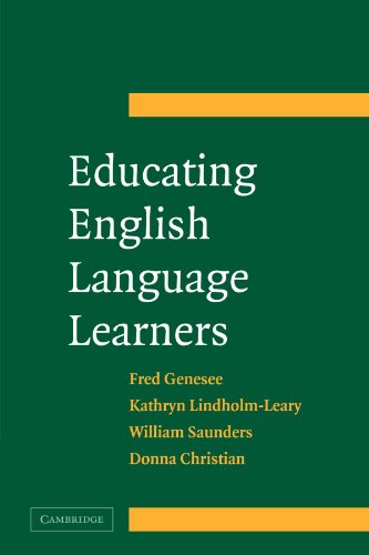 Beispielbild fr Educating English Language Learners : A Synthesis of Research Evidence zum Verkauf von Better World Books