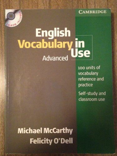 9780521677462: English Vocabulary in Use Advanced with Answers and CD-ROM: 100 units of vocabulary reference and practice