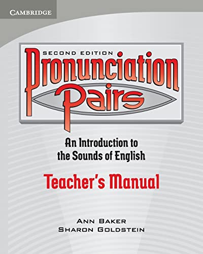 Beispielbild fr Pronunciation Pairs: An Introduction to the Sounds of English, Teacher's Manual zum Verkauf von BooksRun