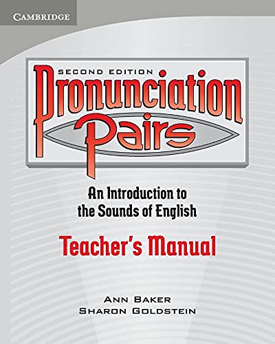 Imagen de archivo de Pronunciation Pairs: An Introduction to the Sounds of English, Teacher's Manual a la venta por BooksRun