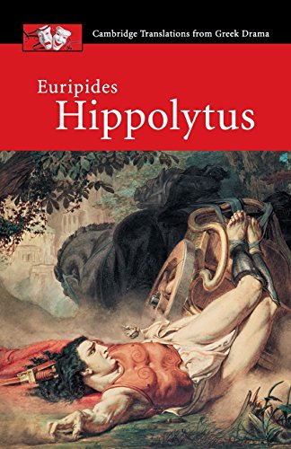 Imagen de archivo de Euripides: Hippolytus a la venta por Better World Books: West